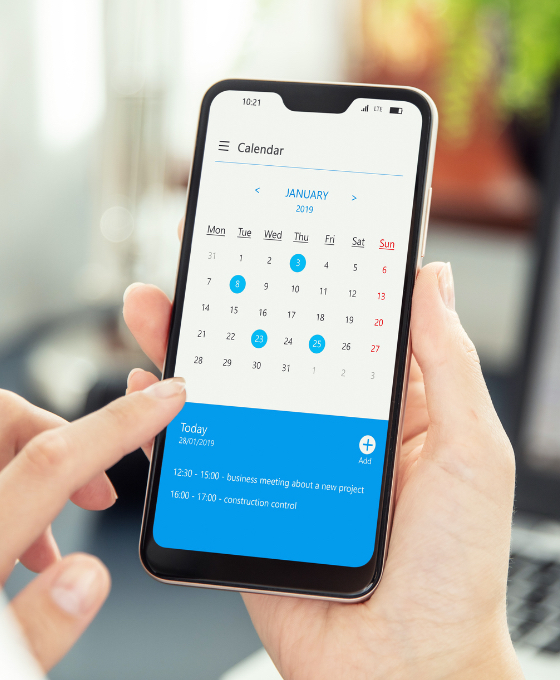 Calendar ofEvents - Learn More