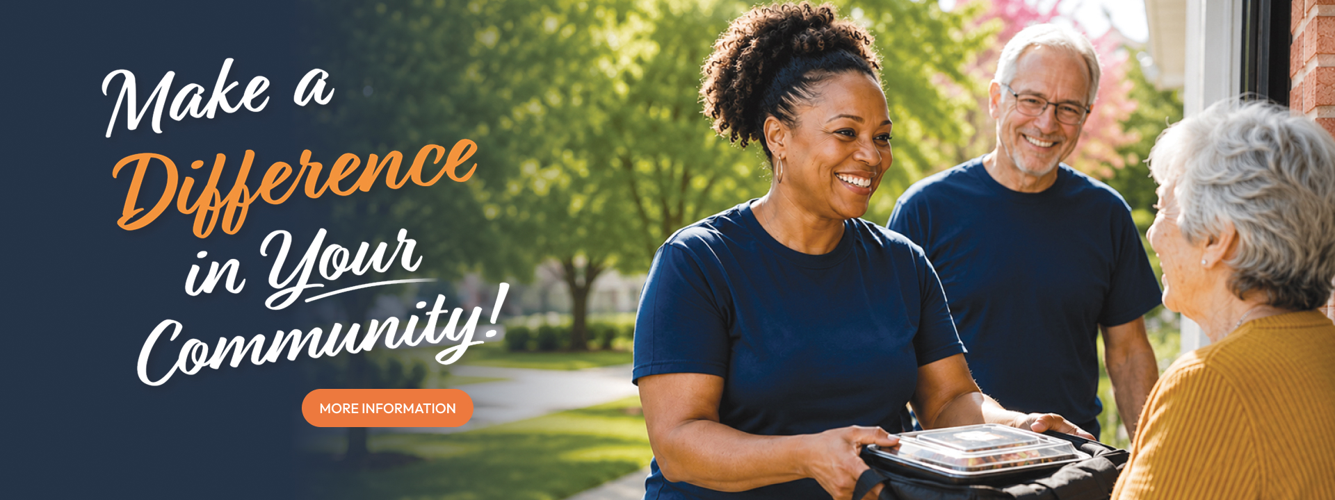 Volunteer today for meals on wheels